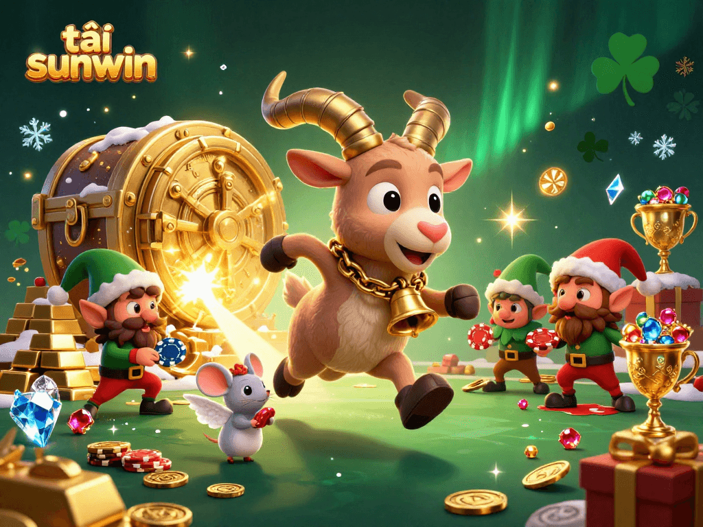 Join the festive chaos at tải sunwin with Krampus, the angel mouse, and mischievous elves!