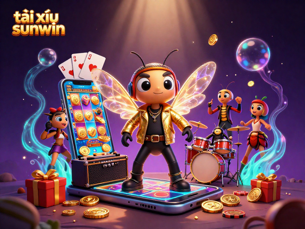 Engage with tài xỉu sunwin through dynamic gameplay with vibrant characters and casino elements.
