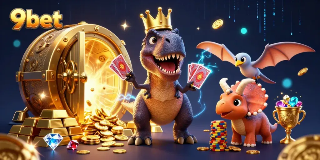 Experience thrilling gameplay at 9bet with vibrant characters and dynamic casino elements.