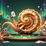 Cổng game Sunwin showcases the ancient giant nautilus with roulette wheel features and glowing ammonite companions.